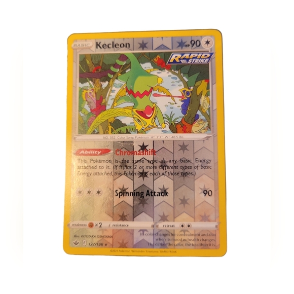 Pokemon Other - Pokemon TCG Kecleon 122/198 - Reverse Holo Rare, Chilling Reign Holographic Foil